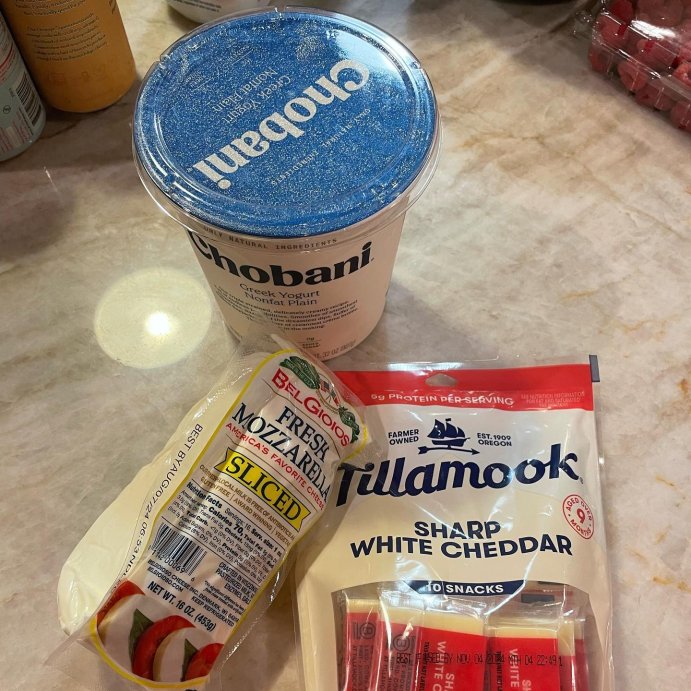 user image by @meyouandgoodspirits, Tillamook Sharp White Cheddar Cheese Snack Portions - 7.5oz/10ct