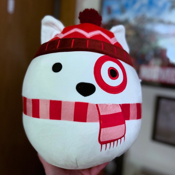 user image by @captainmarvelbeauty, Squishmallows 12&#34; Target Bullseye Plush