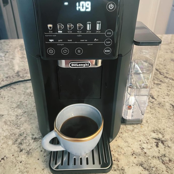 user image by @franchesca33, De&#39;Longhi TrueBrew Automatic Coffee Maker with Bean Extract Technology - Black Matte