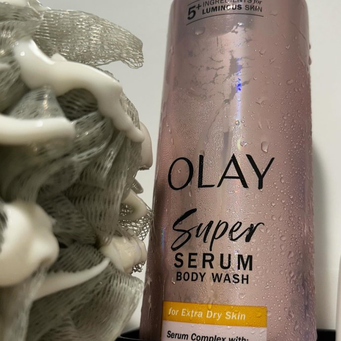 user image by @selfcarewithtal, Olay Super Serum Body Wash for Extra Dry Skin - 18.5 fl oz