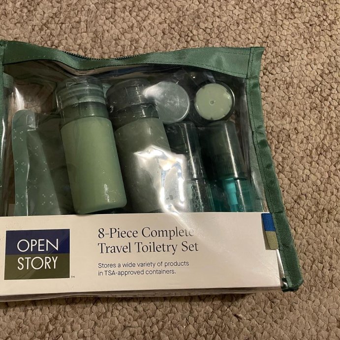 user image by @knormx17, 8pc Complete Travel Toiletry Set Dark Ivy - Open Story&#8482;: Silicone, PET Beauty Set