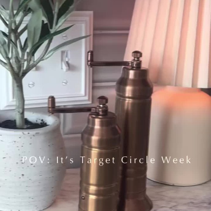 user image by @home_as_therapy, Salt and Pepper Crank Grinder Copper Finish - Hearth & Hand™ with Magnolia