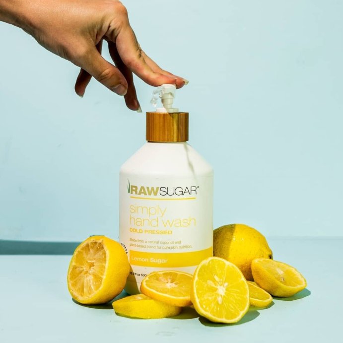 user image by @rawsugarliving, Raw Sugar Simply Hand Wash - Lemon Sugar - 16.9 fl oz
