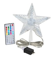 Shop Étoile pour cime d'arbre à couleurs changeantes RV and more