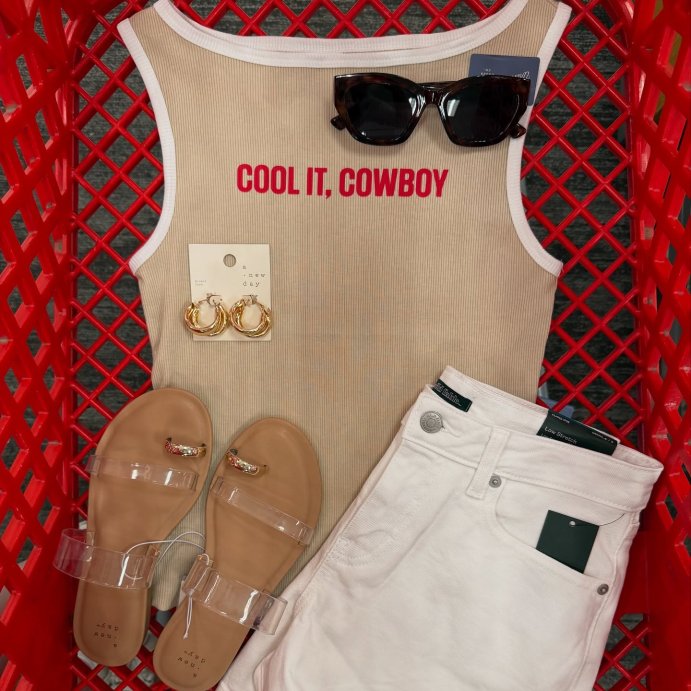 user image by @_targetxbri, Women's Boat Neck Graphic Tank Top - Wild Fable™