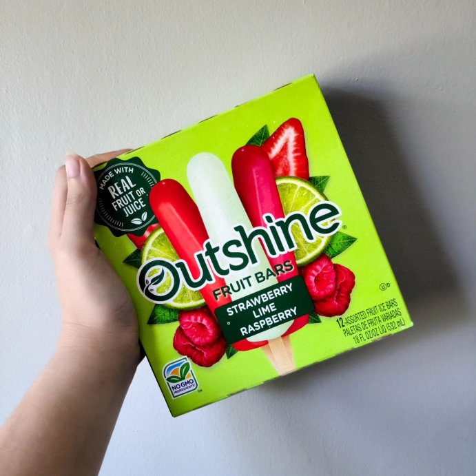 user image by @boom_snack_alaka, Outshine Strawberry, Lime &#38; Raspberry Frozen Fruit Bar - 12ct