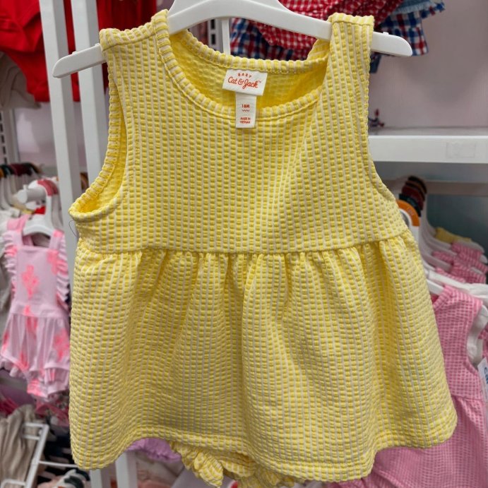 user image by @girl.mama.buys, Baby Girls' Ribbed Tank Set - Cat & Jack™