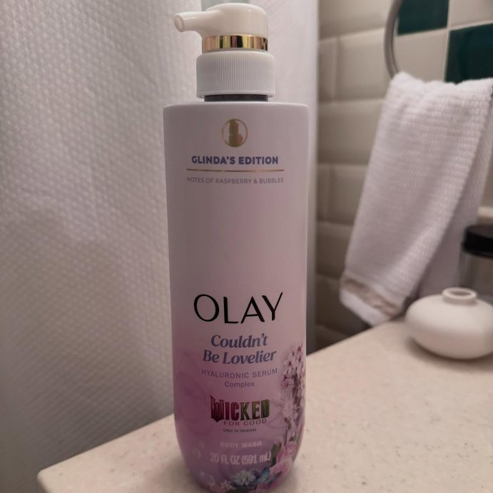 user image by @itsdefinitelydani, Olay Limited Edition Glinda&#39;s Serum Wicked Hydrating &#38; Renewing Body Wash - Rasberry &#38; Bubbles Scent - 20 fl oz