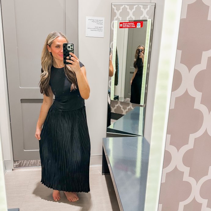 user image by TheReileStyle, Women's Short Sleeve Drop Waist Maxi Dress - Future Collective Black