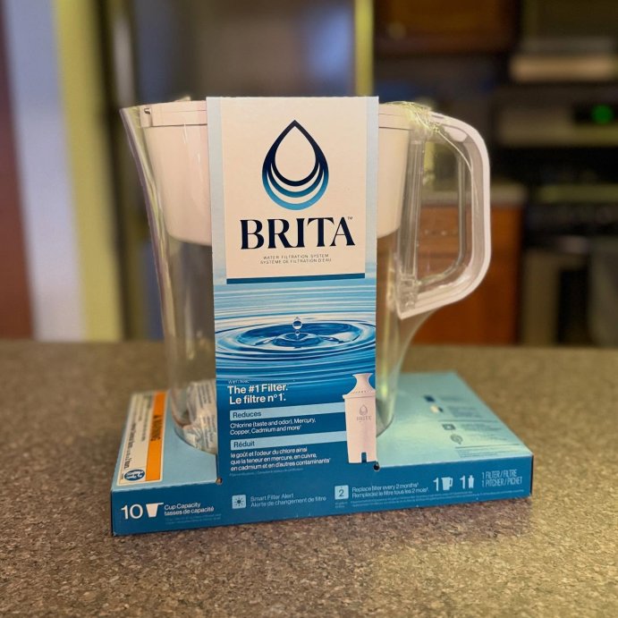 user image by @dopaminerush222, Brita Water Filter 10-Cup Tahoe Water Pitcher Dispenser with Standard Water Filter