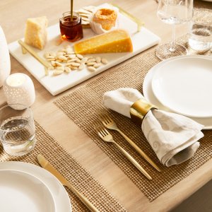 Marble & Brass Charcuterie Board