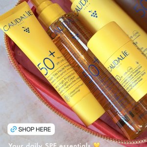 @spacenk&rsquo;s facebook photo of Caudalie Very High Protection Sun Water SPF50+,Caudalie Invisible High Protection Spray SPF30,Caudalie Very High Protection Lightweight Cream SPF50+,Caudalie Vinosun Invisible High Protection Spray SPF50,Caudalie Invisible High Protection Stick SPF50,Caudalie Vinosun High Protection Glow Oil SPF50