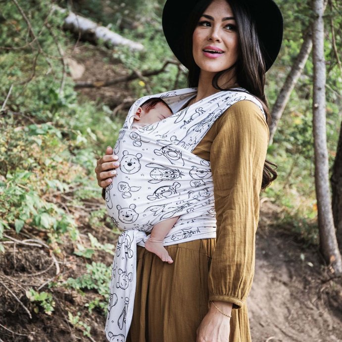 user image by @missesmeili, Moby Wrap Feather Knit Baby Carrier