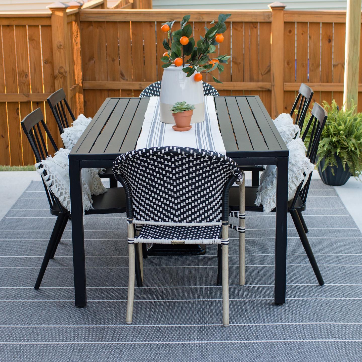 Charming chic patio Instagram Post