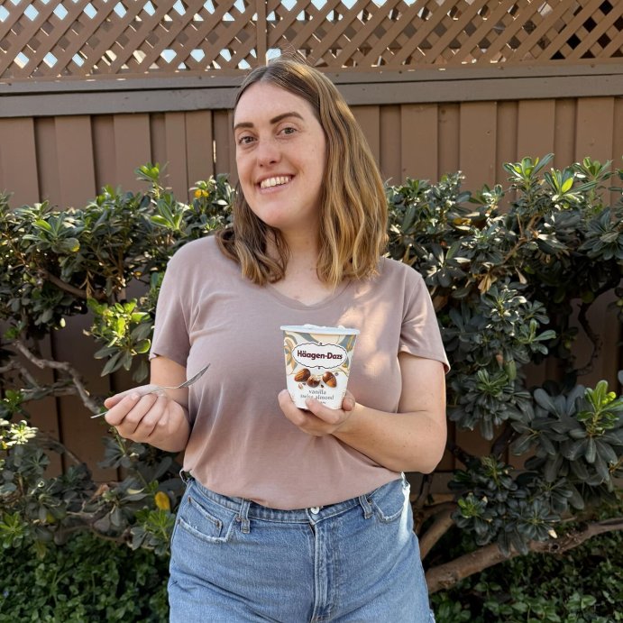 user image by @itszeyma, Haagen-Dazs Vanilla Swiss Almond Ice Cream - 14 fl oz