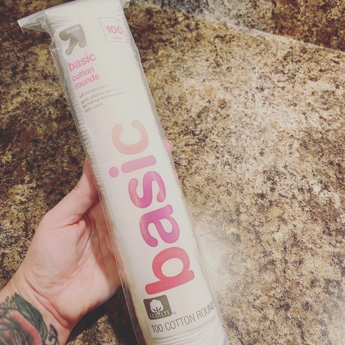 user image by @caitgxo, Basic Cotton Rounds Nail Polish and Makeup Remover Pads - 100ct - up&#38;up&#8482;