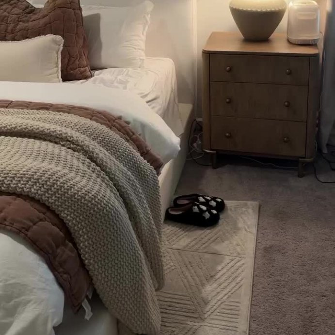 user image by @cozynestcreator, Lumbar Heavyweight Linen Blend Throw Pillow - Casaluna™