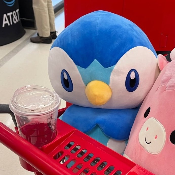 user image by @nostalgic._.dollz, Pok&#233;mon 24&#34; Plush - Piplup