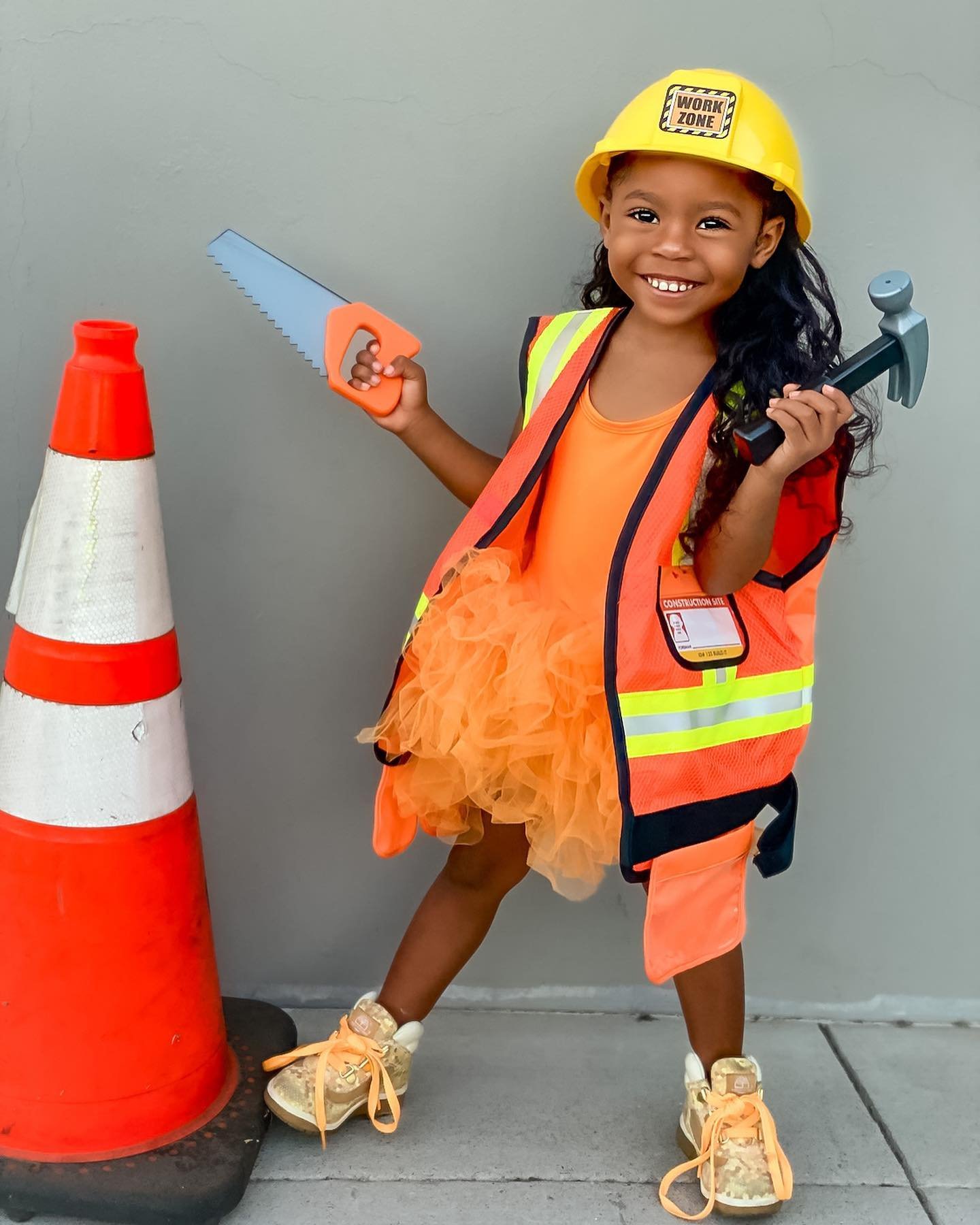 user image by @stamped_by_india_, Melissa &#38; Doug Construction Worker Role Play Costume Dress-Up Set (6pc)