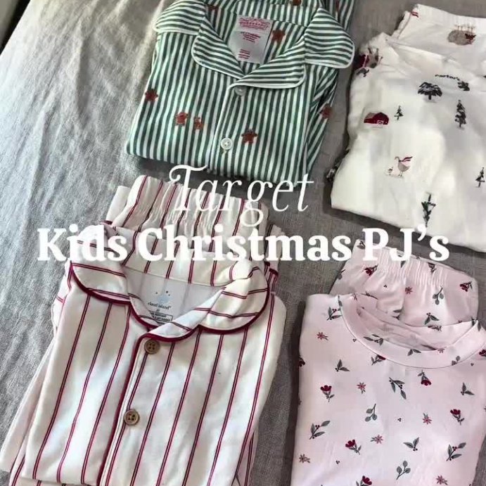 user image by @alexis.gloverrr, Kids' Gingerbread Striped Long Sleeve Shirt and Pants Holiday Matching Family Pajama Set - Wondershop™ Cream