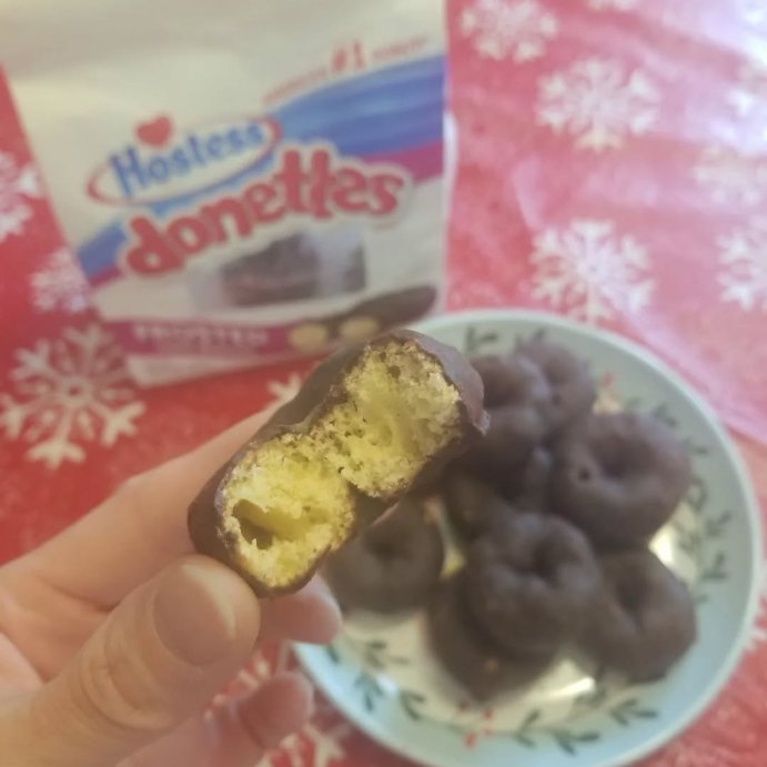 user image by @rosy_influenster_tester, Hostess Donettes Frosted Mini Donuts - 10.75oz