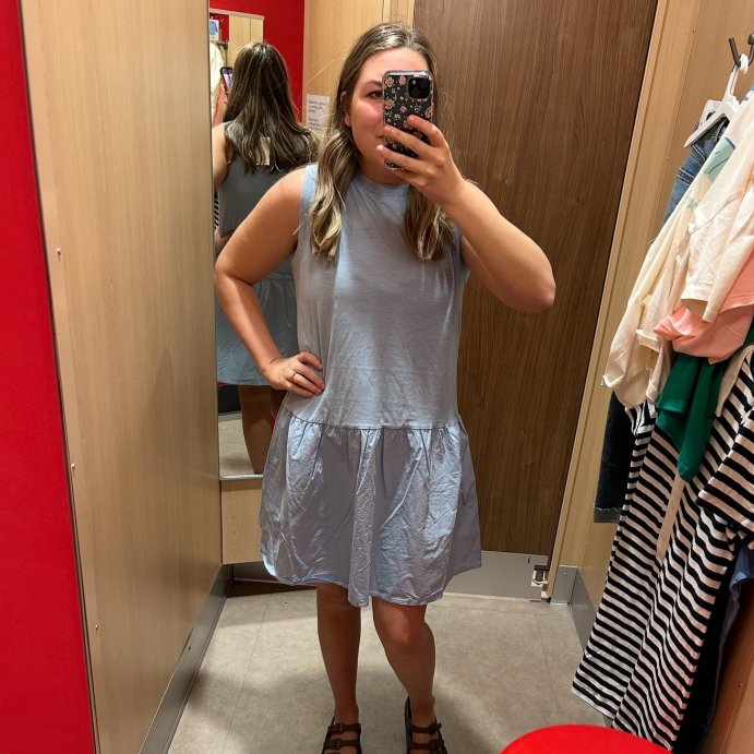 user image by @reviewswithrachel, Women's Mini Shift Dress - Universal Thread™