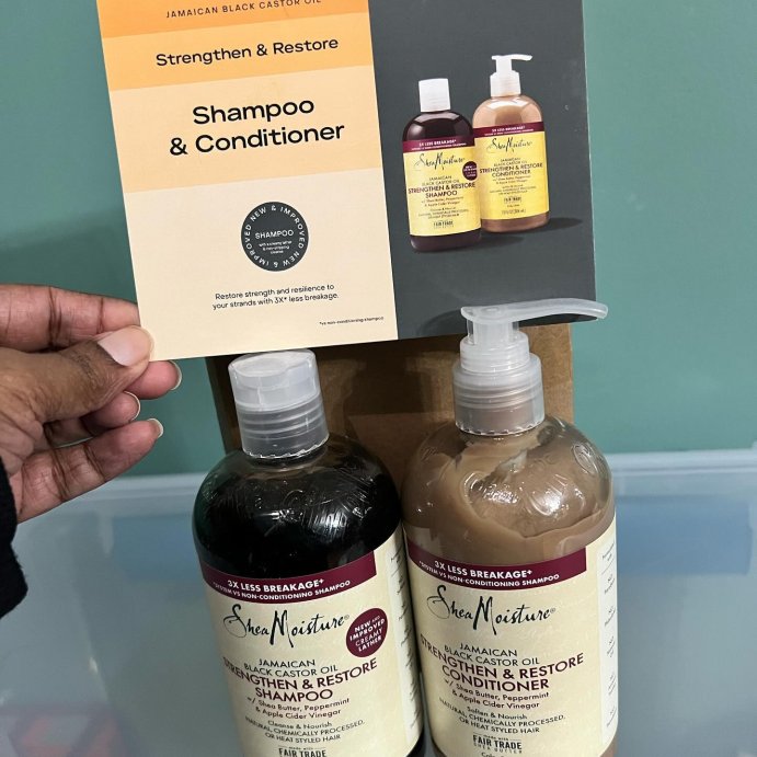 user image by @nadz_reviews, SheaMoisture Jamaican Black Castor Oil Strengthen & Restore Shampoo