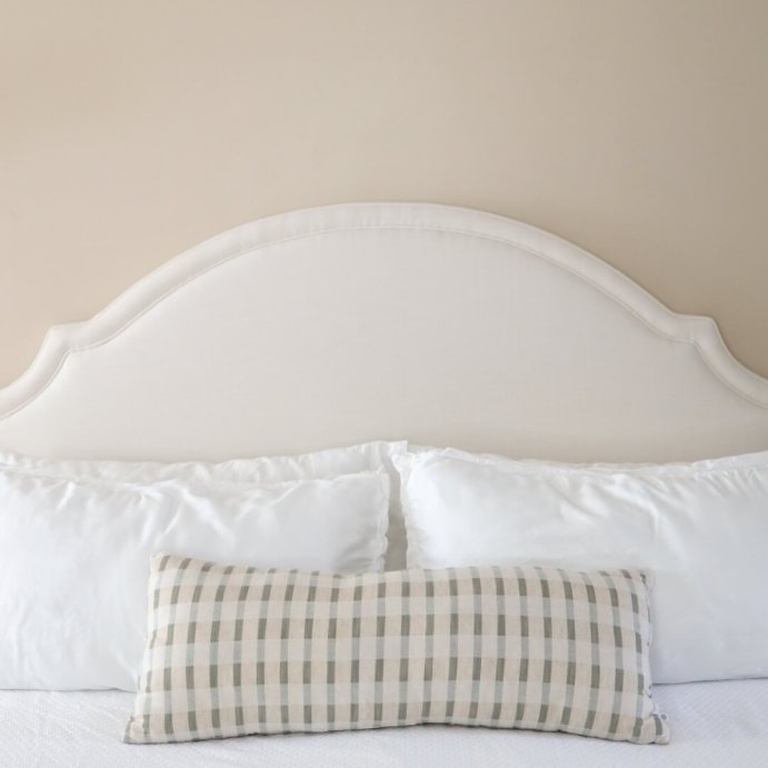 user image by @thehaysedit, 14&#34;x36&#34; Layered Stripe Lumbar Bed Pillow Sage Green/Cream/Natural - Hearth &#38; Hand&#8482; with Magnolia: Cotton-Linen Blend, Indoor Use