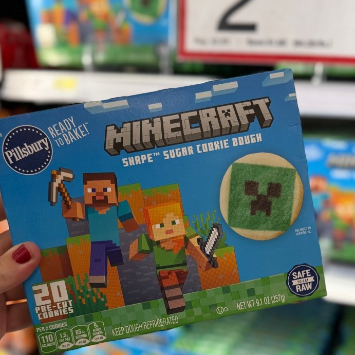 user image by @katie_elizabeth_a, Pillsbury Minecraft Sugar Cookie - 9.1oz