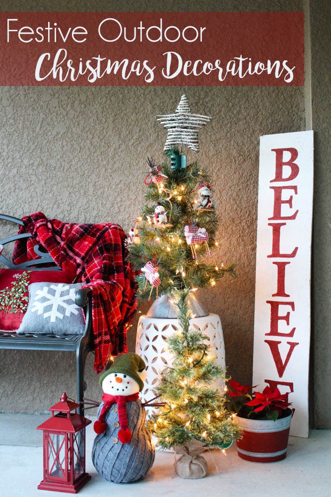 Festive Outdoor Christmas Decorations - Within the Grove