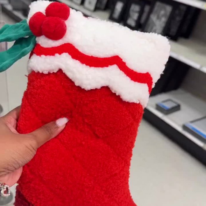 user image by @yaniras_home, Christmas Stocking Throw Pillow Red - Wondershop&#8482;