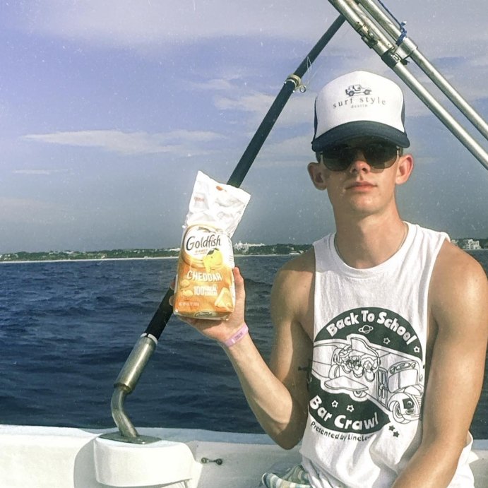 user image by @paytonbrezina, Pepperidge Farm Goldfish Cheddar Crackers