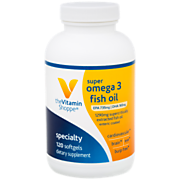 Shop the Vitamin Shoppe Super Omega-3 Fish Oil - EPA/DHA - Supports Cardiovascular, Brain, & Eye Health - 1,290 MG (120 Softgels) and more