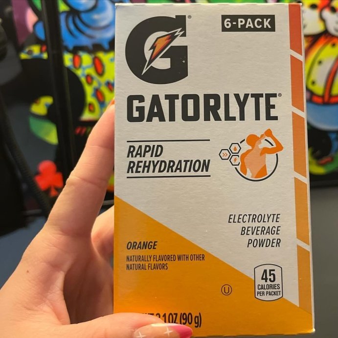 user image by @macymua8, Gatorlyte Orange Powder - 6ct