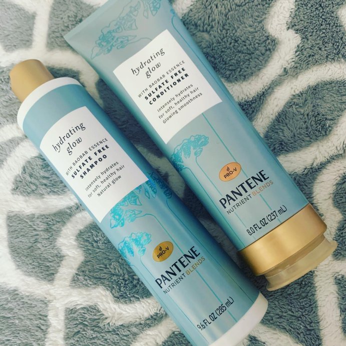 user image by @whitneyskincare21, Pantene Sulfate and Silicone Free Baobab Shampoo, Hydrates for Soft Healthy Hair, Nutrient Blends - 9.6 fl oz
