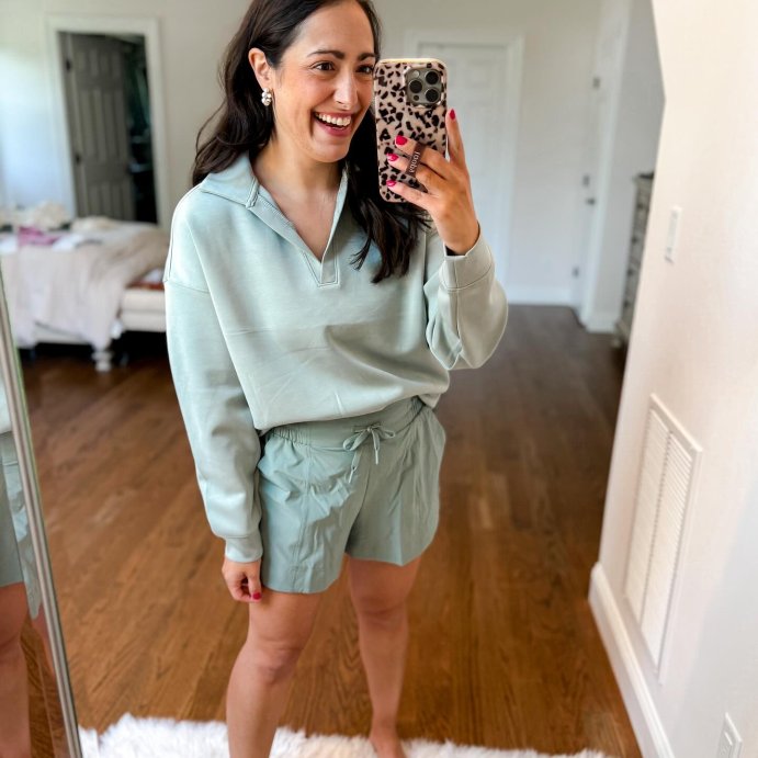 user image by @msnafashion, Women's Airy Sleek Polo Sweatshirt - All In Motion™
