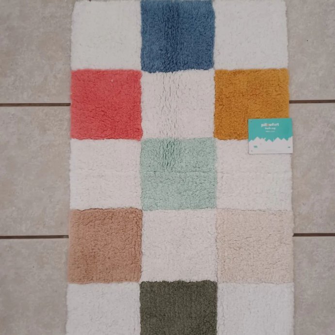 user image by @butilovelemons, Checkered Kids&#39; Bath Rug - Pillowfort&#8482;