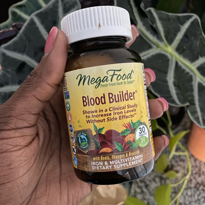 user image by @thealister_, MegaFood Blood Builder Vegan Iron Supplement Tablet