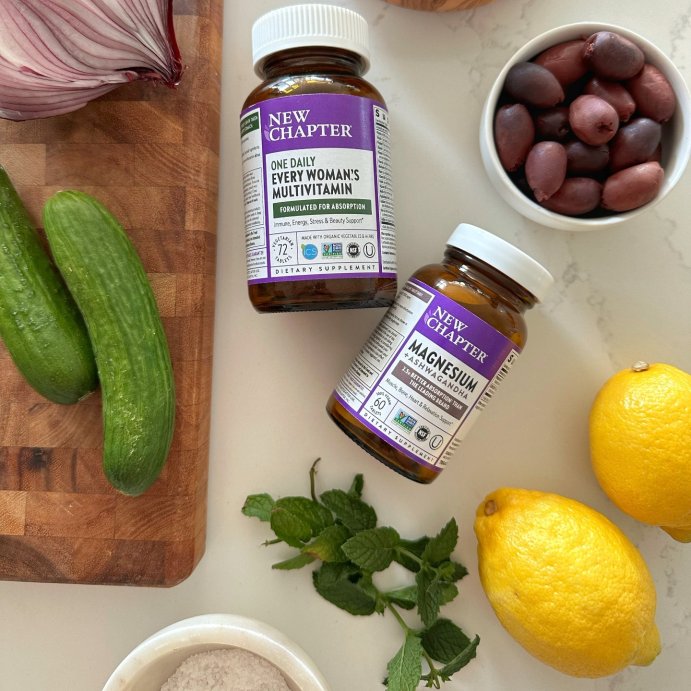 user image by @newchapterinc, New Chapter Magnesium + Ashwagandha for Muscle &#38; Relaxation Support, 325 mg with Magnesium Glycinate, Non-GMO Vegan Tablets - 30 ct