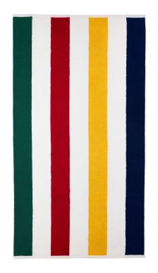 Shop Hudson’s Bay Stripes Beach Towel, Cabana Vertical, Multi-Coloured, 70-in x 40-in and more