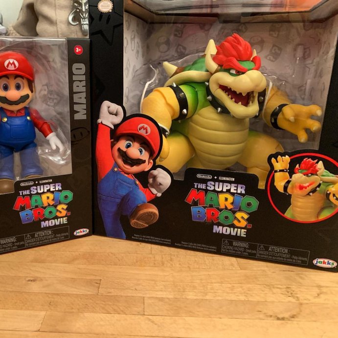 user image by @ultrazillatoys, Nintendo The Super Mario Bros. Movie Bowser Figure with Fire Breathing Effect