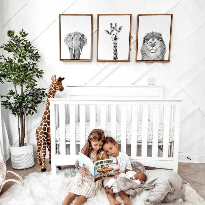 user image by @aidahilgart, Delta Children Skylar 6-in-1 Convertible Crib