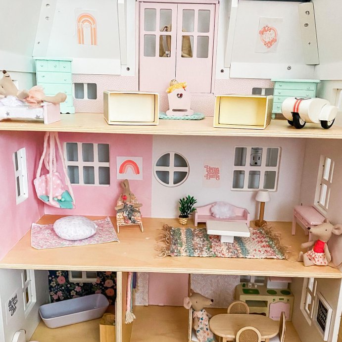 user image by @samanthaleandres, Toy Doll Townhouse with Furniture - Hearth &#38; Hand&#8482; with Magnolia