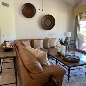 Pottery barn parquet dining table 2025