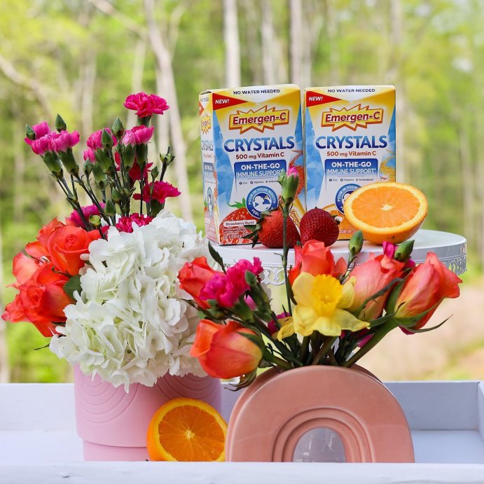 user image by @by_lakeisha, Emergen-C Crystals On-The-Go Immunity Vitamins Powder - Orange Vitality - 28ct
