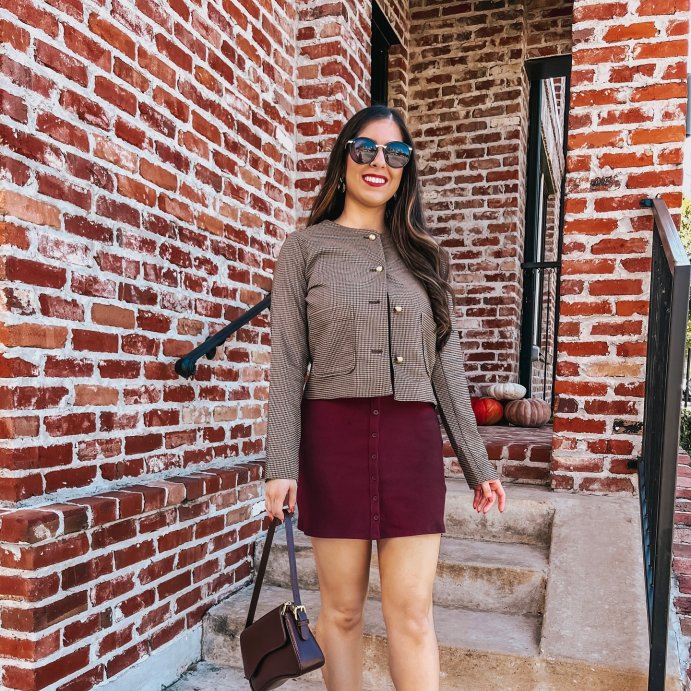 user image by @naominoelstyle, Women's Button-Front Ribbed Mini Skater Dress - Wild Fable™