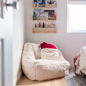 Polar Bear Ivory Donut Round Lounger