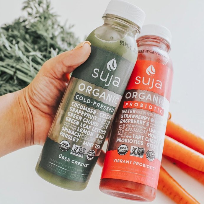 user image by @hellolittlethree, Suja Organic Uber Greens Cold Pressed Juice Drink - 12 fl oz Bottle