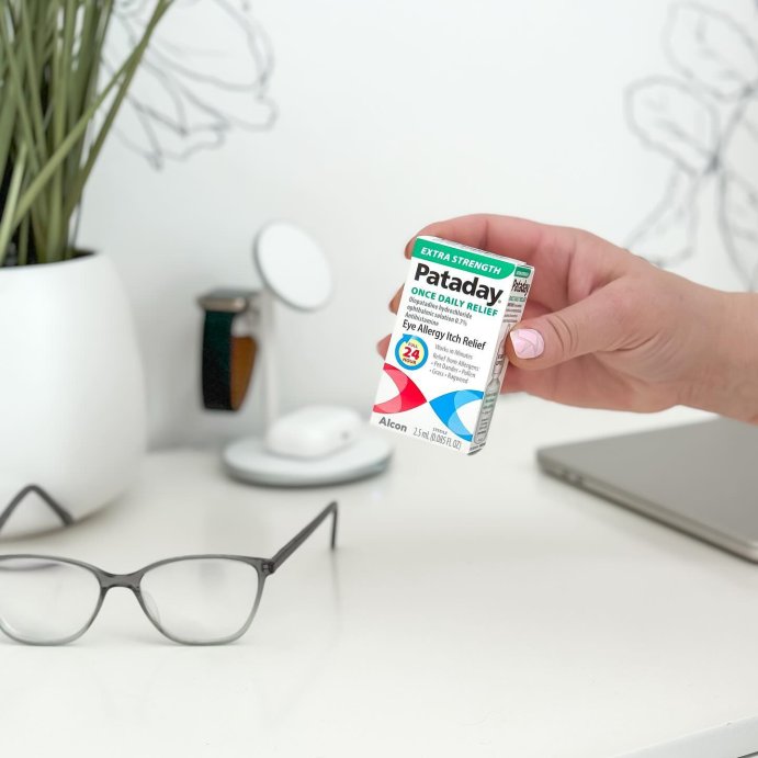 user image by @kristensellentin, Pataday Once Daily Relief Extra Strength Allergy Eye Drops