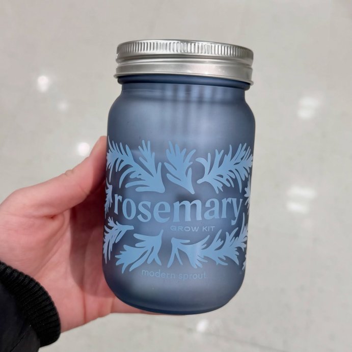 user image by @sarahnicole_shopaholic, Modern Sprout Rosemary Green Pint Jar Grow Kit